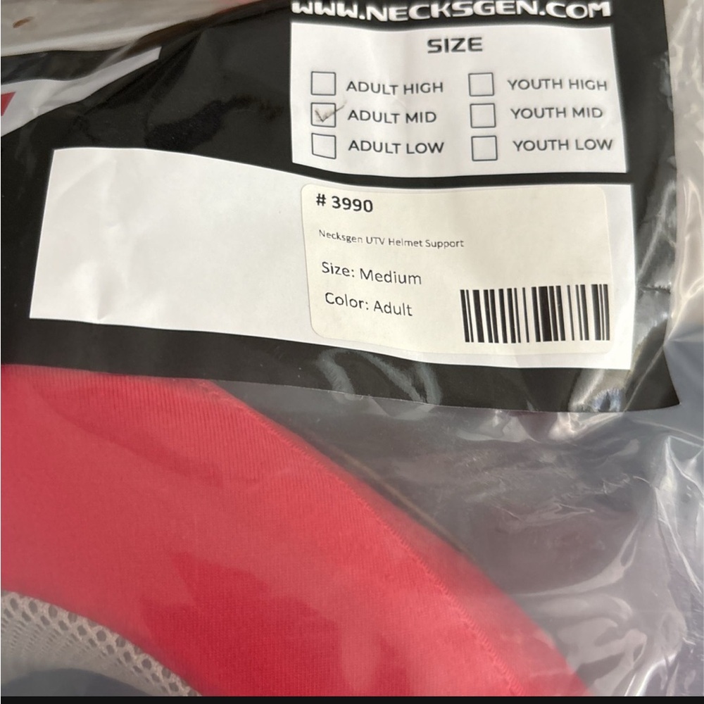 Necksgen Off Road Neck and  Helmet Support adult mid